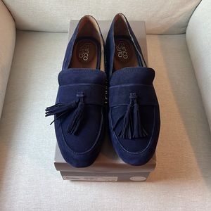 Franco Sarto Brixley Midnight Loafers, Size 9 1/2
